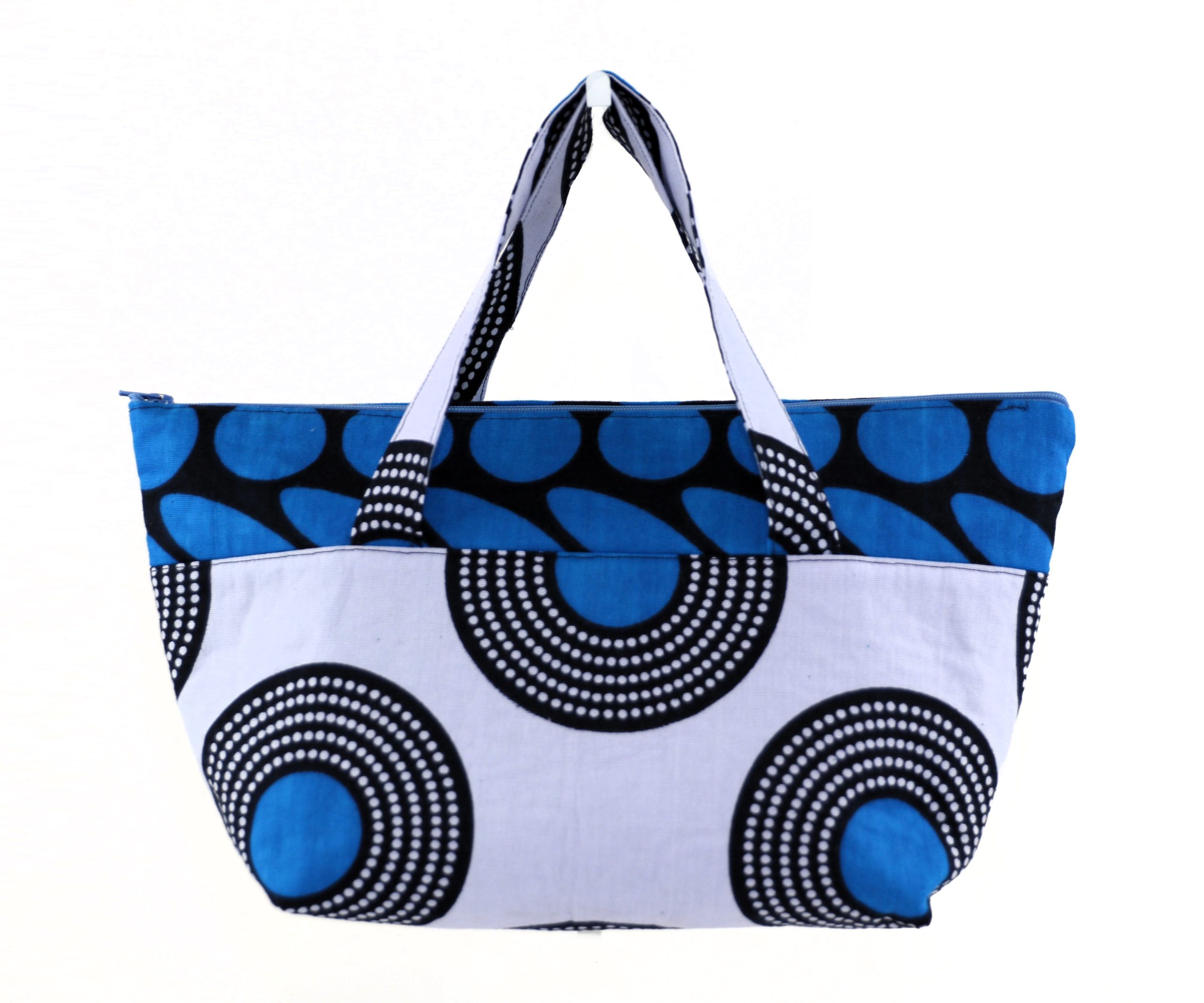 Blue and Circle Purse Scaled 